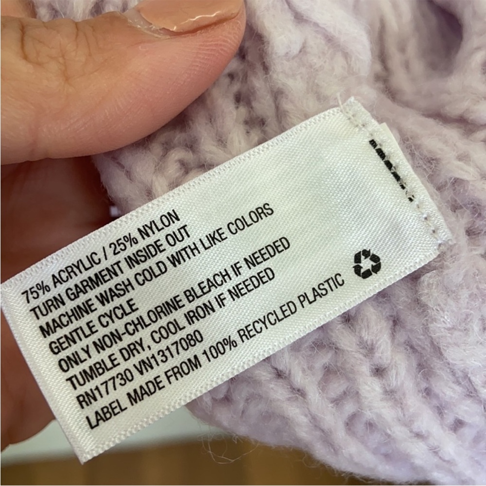 Universal Thread Oversized Purple Balloon Sleeve … - image 4